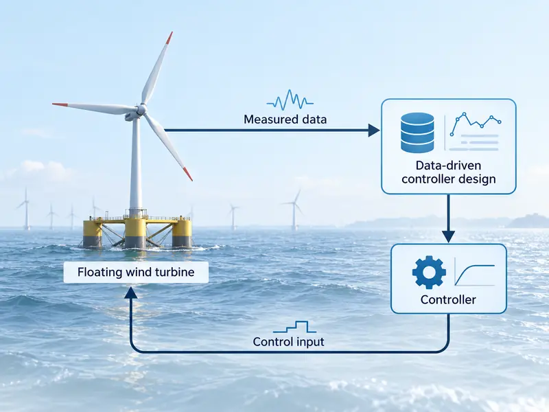 Data-Driven Control of a Wind Turbine Using a Linear Model